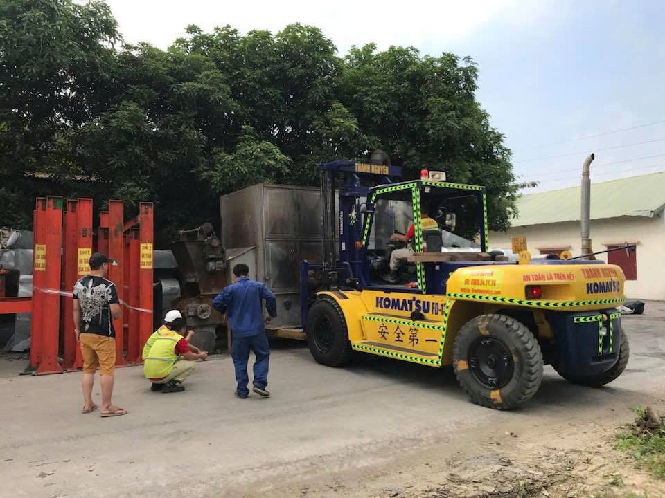 Vận Chuyển Module Buồng Sấy Nhiệt Điện Tử Vào Nhà Máy FDI KCN Sông Khoai Quảng Ninh