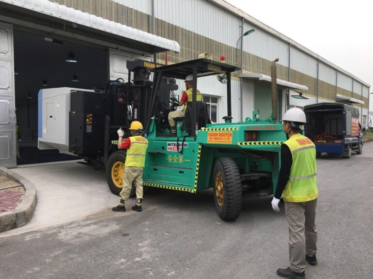 Nhật Ký Thi Công: Bốc Dỡ Cảng Biển & Hạ Đặt Dàn Máy Tiện CNC DOOSAN Lynx Tại KCN Sông Khoai (Amata) – Quảng Ninh