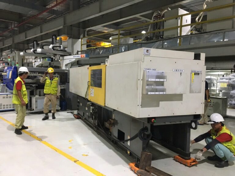 Nhật Ký Thi Công: Đưa Máy Ép Nhựa Fanuc Vào Phân Xưởng Phòng Sạch KCN Sông Khoai Tại KCN Sông Khoai – Quảng Ninh